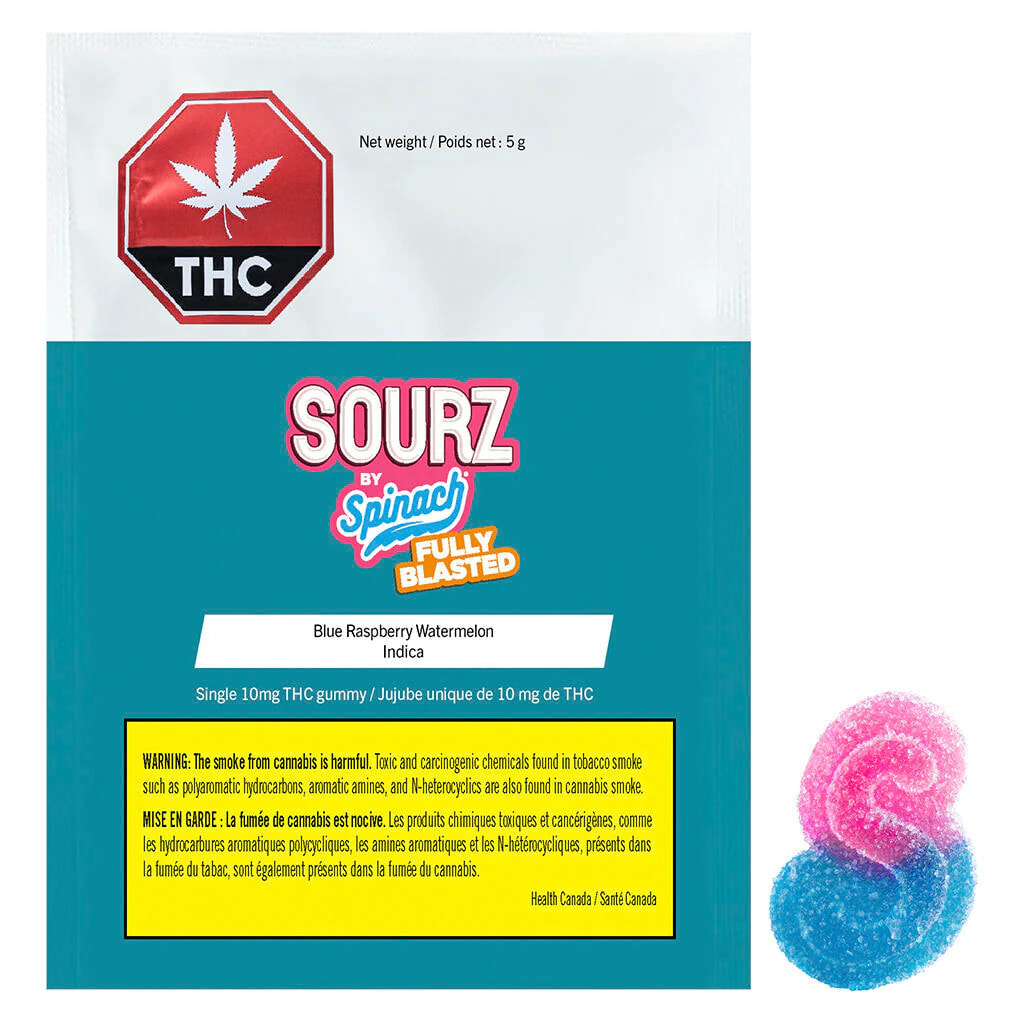 Fully Blasted Spinach Gummies - Blue Raspberry Watermelon